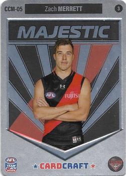 2024 AFL TeamCoach - Card Craft Majestic 3 #CCM-05 Zach Merrett Front